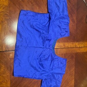 Royal blue saree blouse